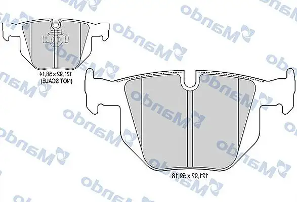 MANDO MBF015416 Arka Fren Balatası