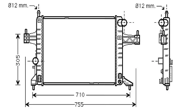 ORIS MOP144023 Radyatör 1300237