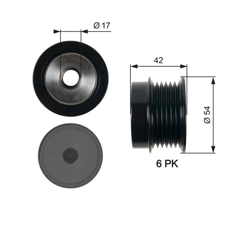 GATES OAP7035 Alternatör Kasnağı