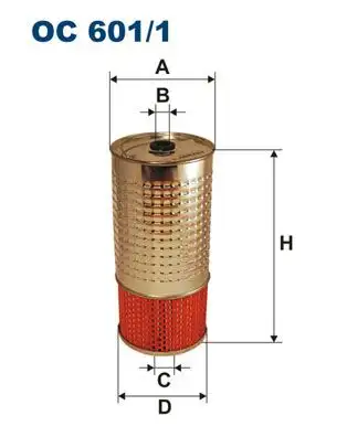 FILTRON OC601/1 Yağ Filtresi A6161800009