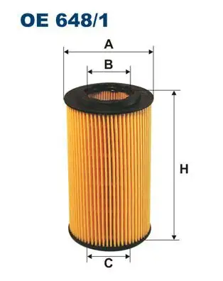 FILTRON OE648/1 Yağ Filtresi