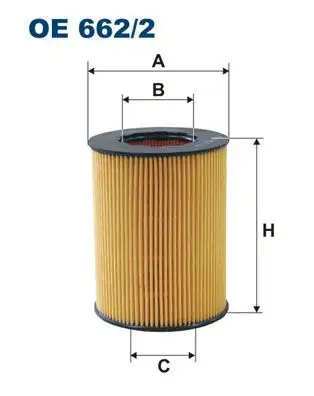 FILTRON OE662/2 Yağ Filtresi LR001419