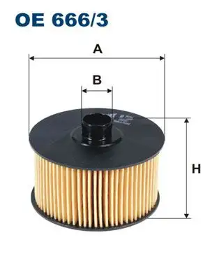 FILTRON OE666/3 Yağ Filtresi