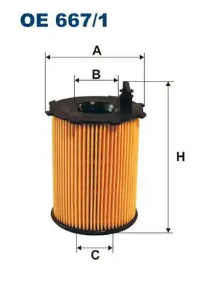 FILTRON OE667/1 Yağ Filtresi