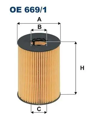 FILTRON OE669/1 Yağ Filtresi