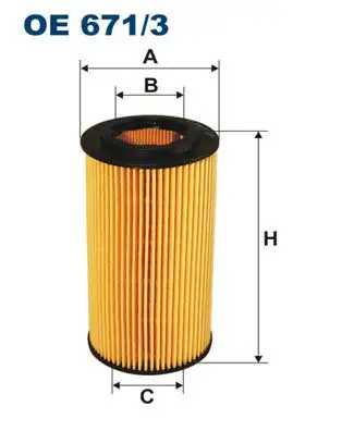 FILTRON OE671/3 Yağ Filtresi