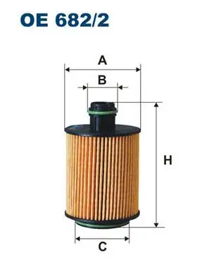 FILTRON OE682/2 Yağ Filtresi