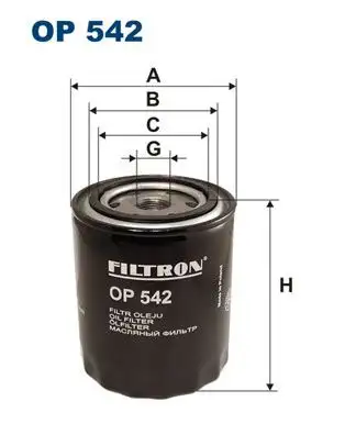 FILTRON OP542 Yağ Filtresi