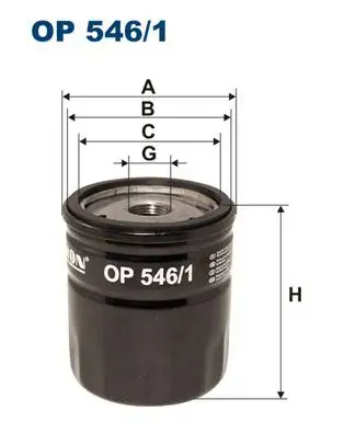 FILTRON OP546/1 Yağ Filtresi