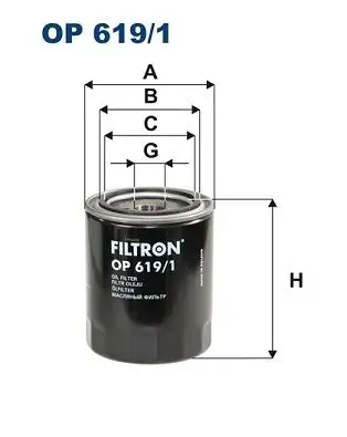 FILTRON OP619/1 Yağ Filtresi