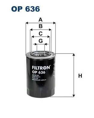 FILTRON OP636 Yağ Filtresi
