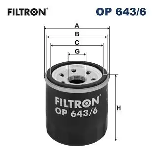 FILTRON OP643/6 Yağ Filtresi 152085758R