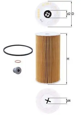 MAHLE OX365/1D Yağ Filtresi
