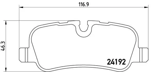 BREMBO P44013 Arka Fren Balatası