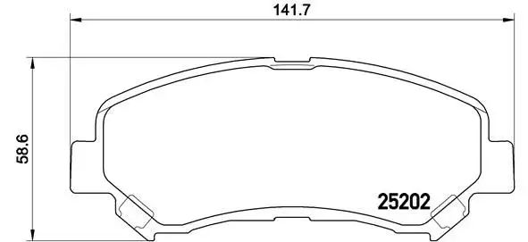 BREMBO P79028 Ön Fren Balatası
