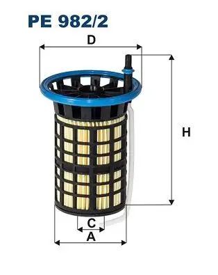 FILTRON PE982/2 Yakıt Filtresi