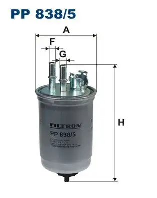 FILTRON PP838/5 Yakıt Filtresi