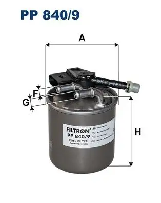 FILTRON PP840/9 Yakıt Filtresi A6510901652