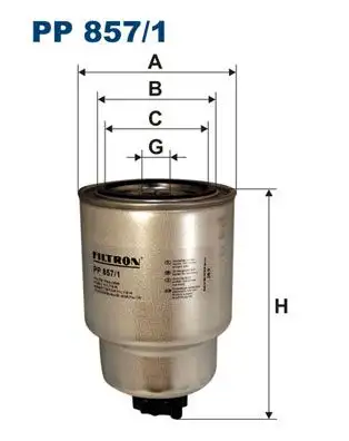 FILTRON PP857/1 Yakıt Filtresi