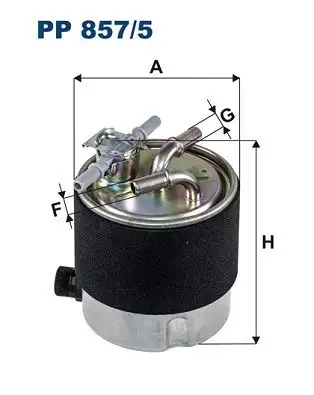 FILTRON PP857/5 Yakıt Filtresi