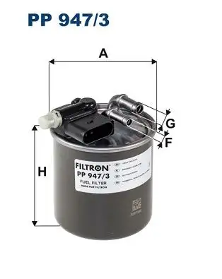 FILTRON PP947/3 Yakıt Filtresi A6070901352