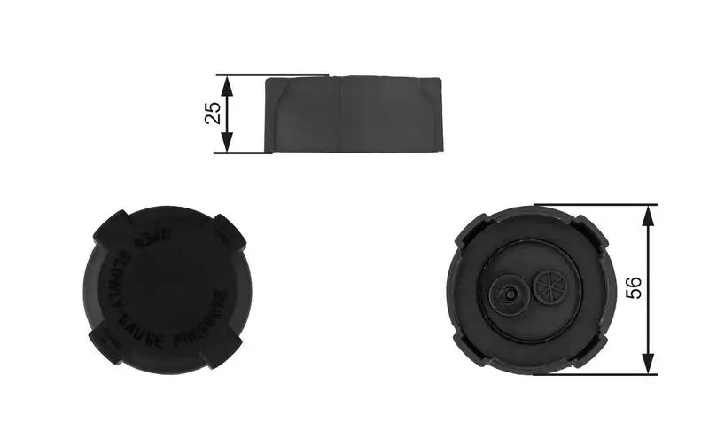 GATES RC238 Yedek Su Depo Kapağı NTC7161