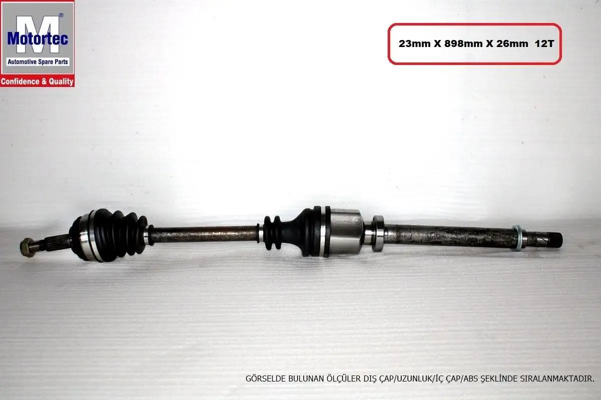 MOTORTEC RNT0455 Ön Aks (Sağ) 8200511220