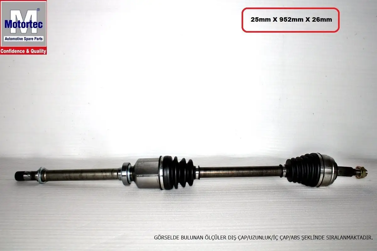 MOTORTEC RNT0609 Ön Aks (Sağ) 8200930507