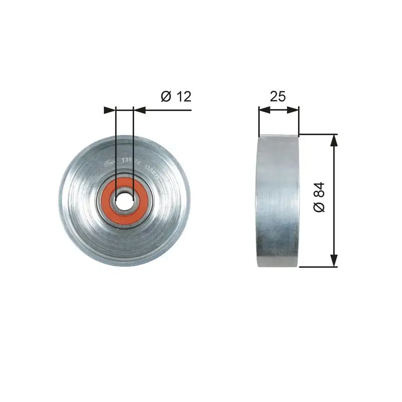 GATES T39178 Alternatör Gergi Rulmanı