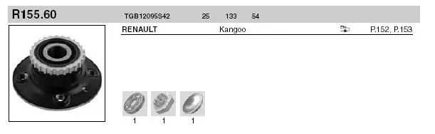 SNR TGB12095S42 Arka Poyra