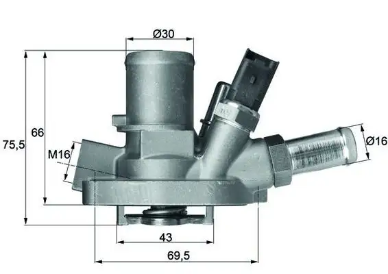 MAHLE TI14780 Termostat 55208964