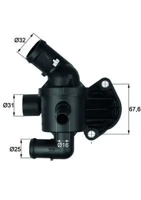 MAHLE TI1592 Termostat 03L121111R