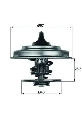 MAHLE TX1883 Termostat