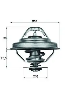 MAHLE TX2892D Termostat