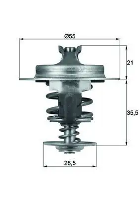 MAHLE TX6783D Termostat