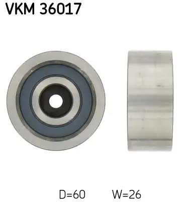 SKF VKM36017 Alternatör Gergi Rulmanı 7701044676