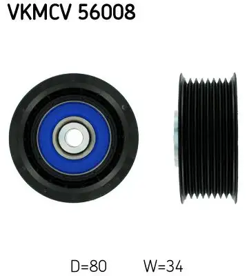 SKF VKMCV56008 Alternatör Gergi Rulmanı